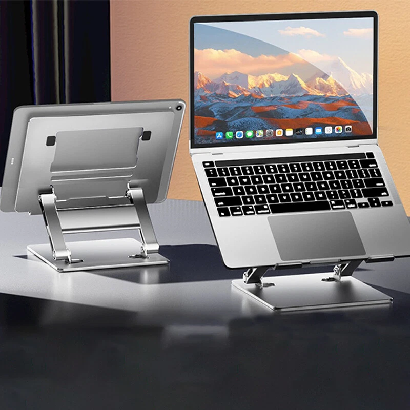 Adjustable Laptop Stand for Desk with Rotating Bracket iPad Holder Office Support