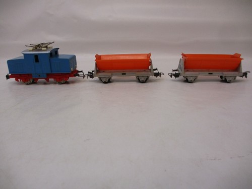 x-93363	Piko H0 E-lok Siemens Schuckert mit Loren, läuft etwas trocken, | Zustand: Gebraucht