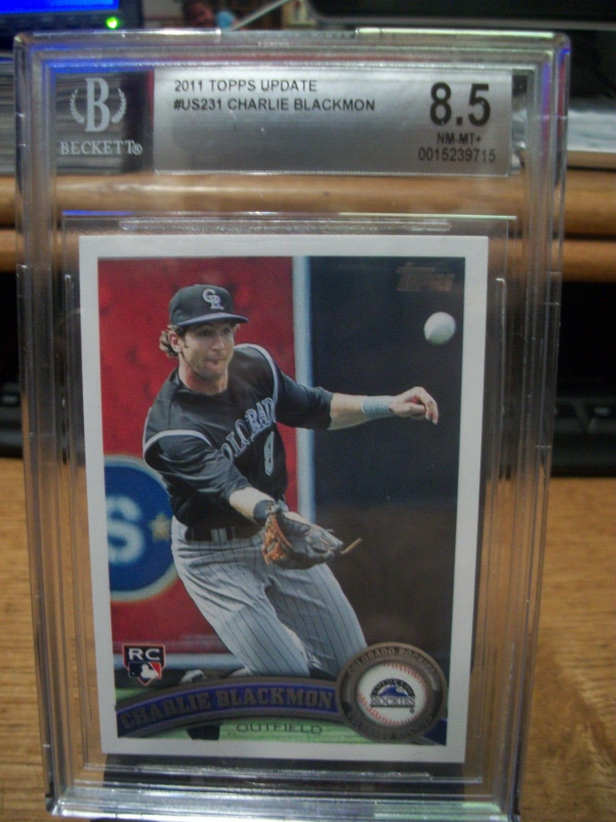 CHARLIE BLACKMON 2011 Topps Update #231 BGS NM-MT+ 8.5