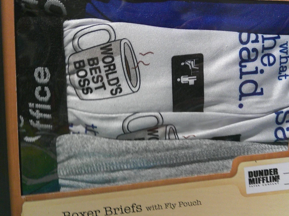 Paquete de 3 calzoncillos boxer para hombre con bolsa antimoscas talla XL/La oficina Foto 2 de 4