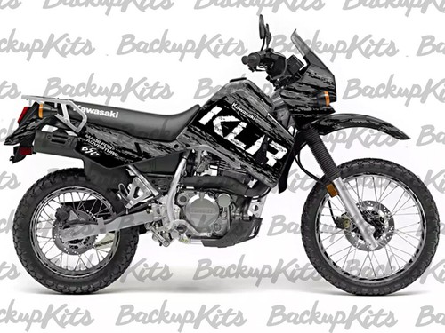 KAWASAKI KLR650 GRAPHIC KIT – CUSTOM STICKER DECALS ADVENTURE, 1993 - 2007 - Picture 23 of 26