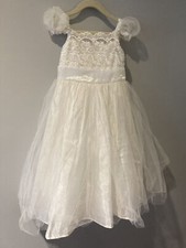 Mini Bride Flower Girl Pageant Dress Dimples Size 4