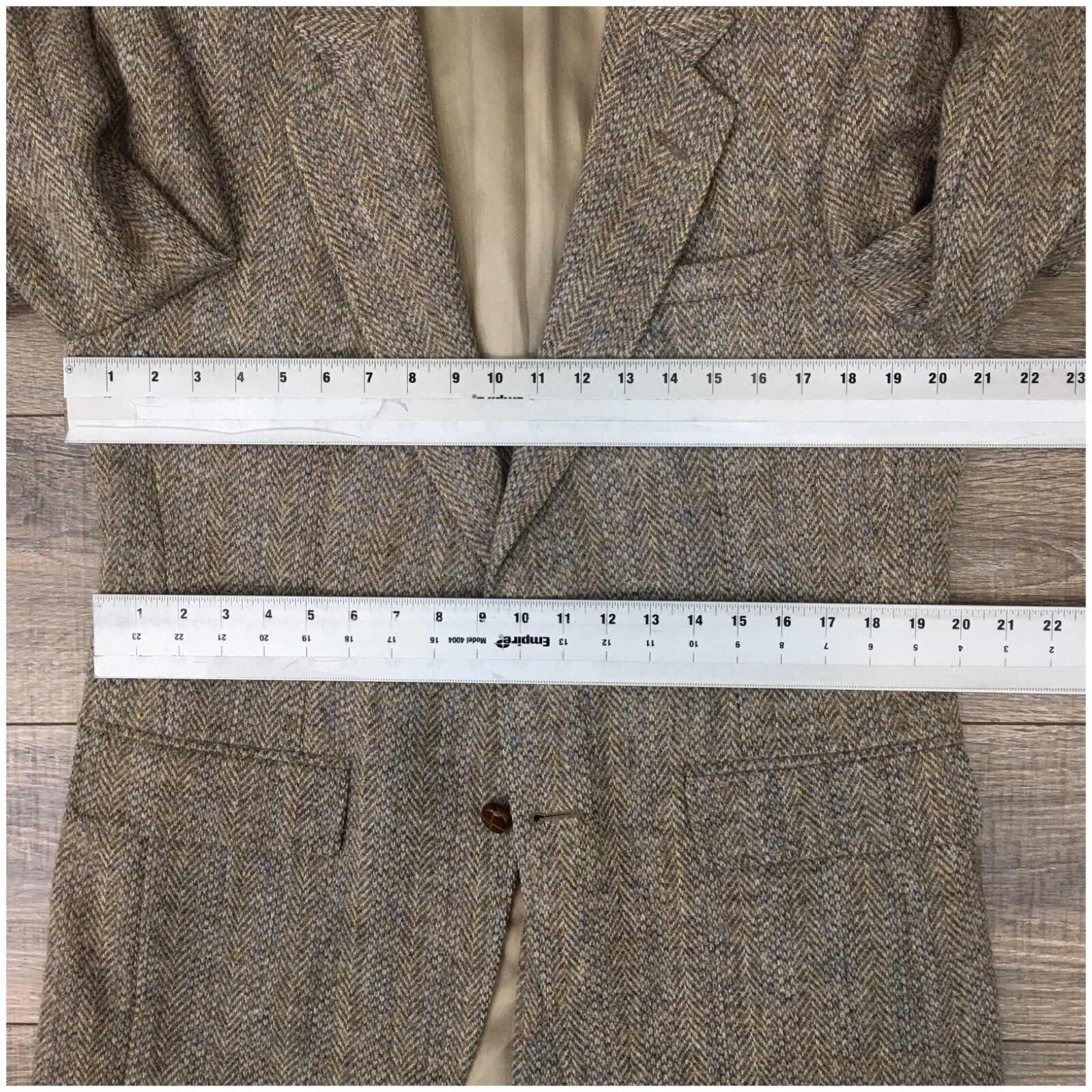 Harris Tweed Mens Blazer Sport Coat Two Button Casual Jacket 40R