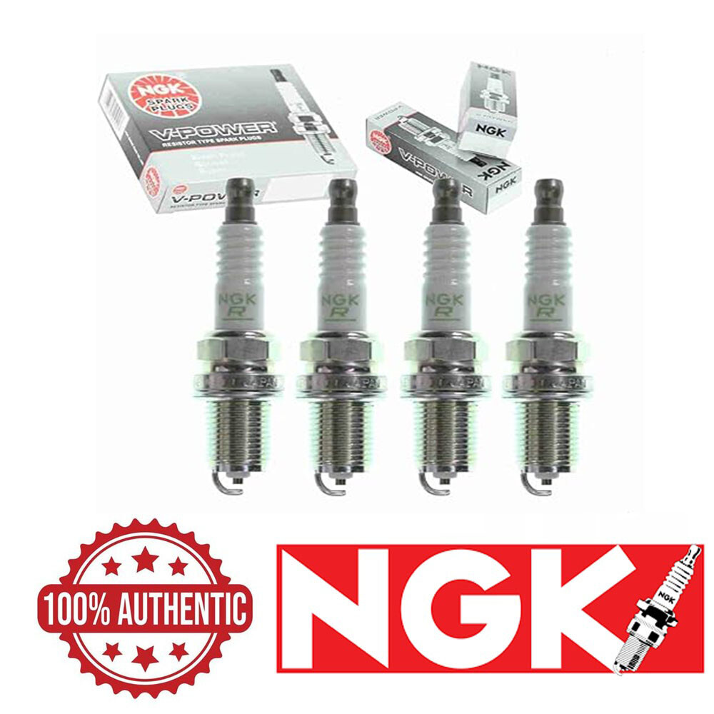NGK V-POWER Spark Plugs Set of 41992-2000 for Honda Civic 1.5L 1.6L SOHC