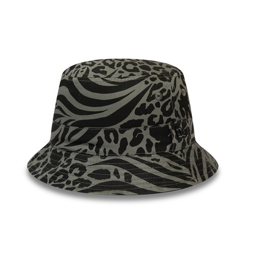 New era all black grey leopard 
