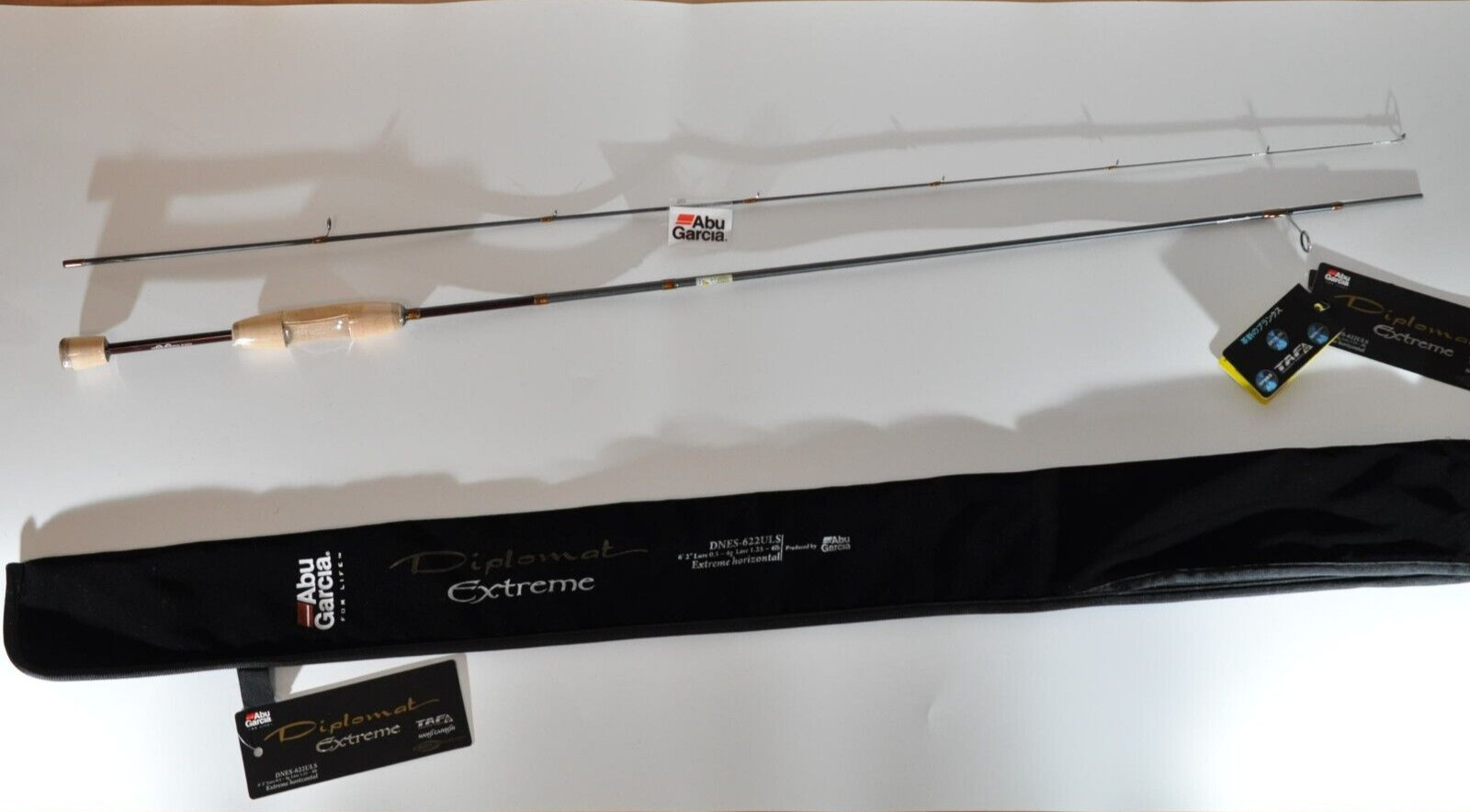 ABU GARCIA DIPLOMAT EXTREME DNES-622ULS. Spinning Rod 2 Piec
