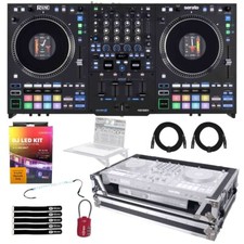 Rane PERFORMER 4-Channel Motorized Stems Pro DJ Controller w Silver Case