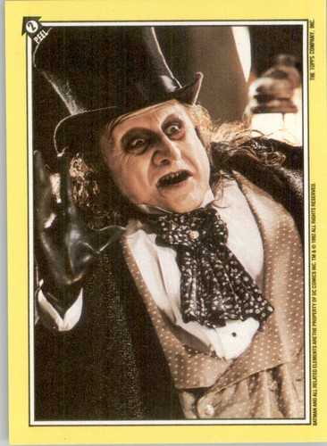 Batman Returns Album Stickers (1992 Topps) "Main Set" Cards #1 to #66