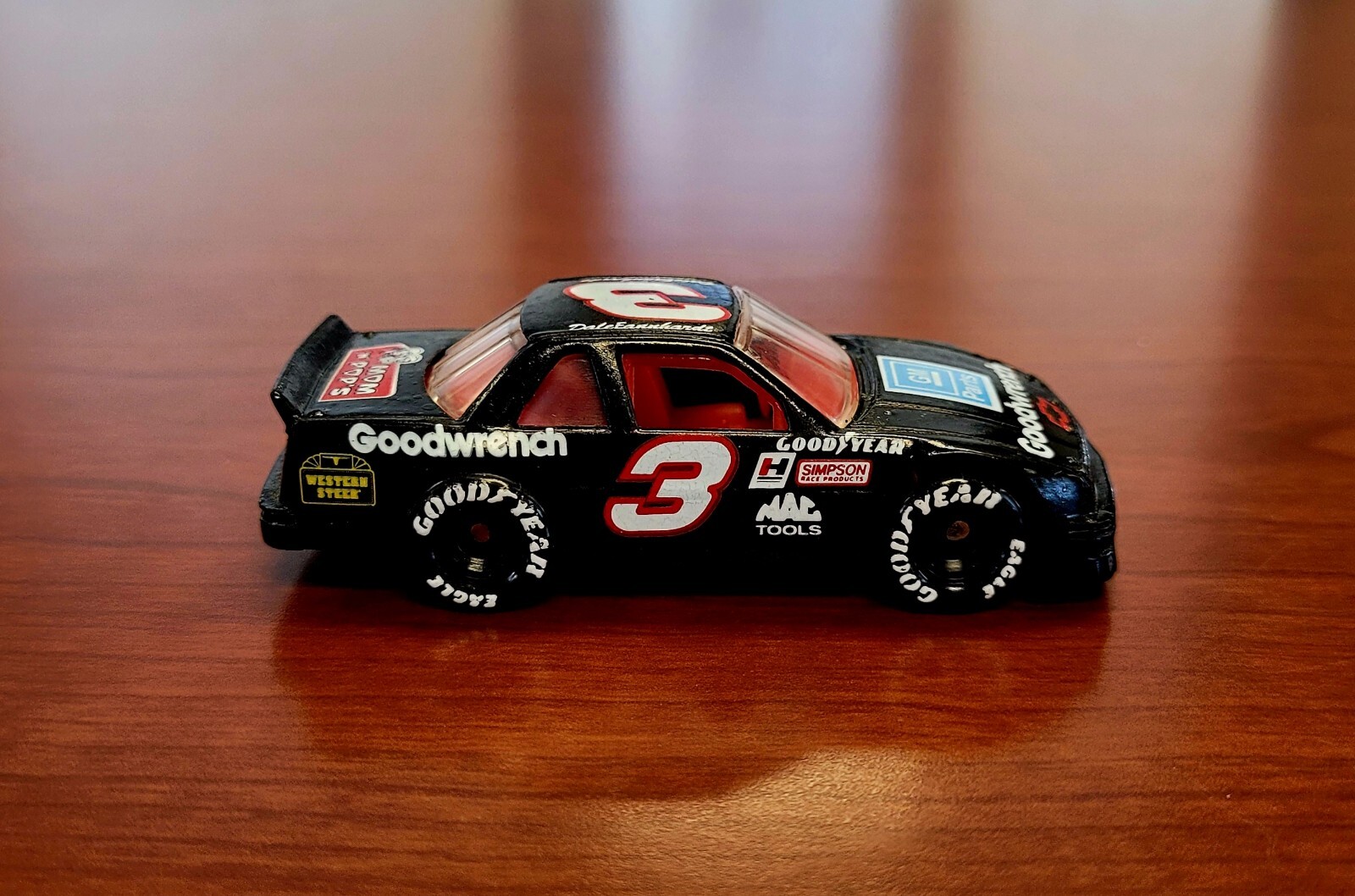 Dale Earnhardt Number 3 Logo - Die Cut Laminated Vinyl Sticker/Decal