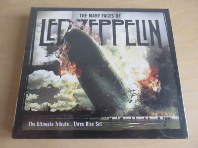 The Many Faces Of Led Zeppelin-The Ultimate Tribute-sealed 3er CD-40 Songs-OVP