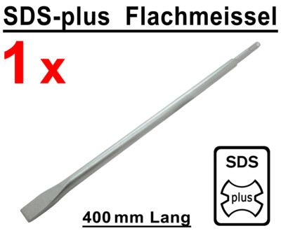 Weischer® - SDS Plus Spatmeißel 400 mm / 40 mm breit | Meißel | Bohrhammer kompatibel | stabiler & bruchfester Meissel für Mauerwerk, Fliesen, Beton & Stein Weischer® - SDS Plus Spatmeißel 400 mm / 40 mm breit | Meißel | Bohrhammer kompatibel | stabiler & bruchfester Meissel für Mauerwerk, Fliesen, Beton & Stein