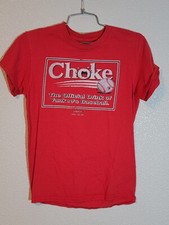 smack pull over shirt womens small crew neck choke yankees baseball drink red