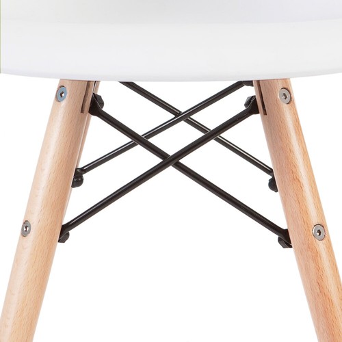 Set of 2 Kids Armchair Natural Wood legs For Children Child Preschool Kitchen - Picture 31 of 55