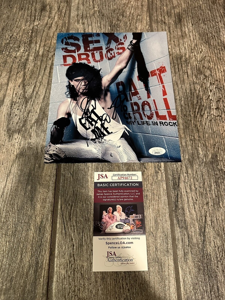 STEPHEN PEARCY SIGNED RATT 8X10 PHOTO JSA COA AUTOGRAPHED BAND  