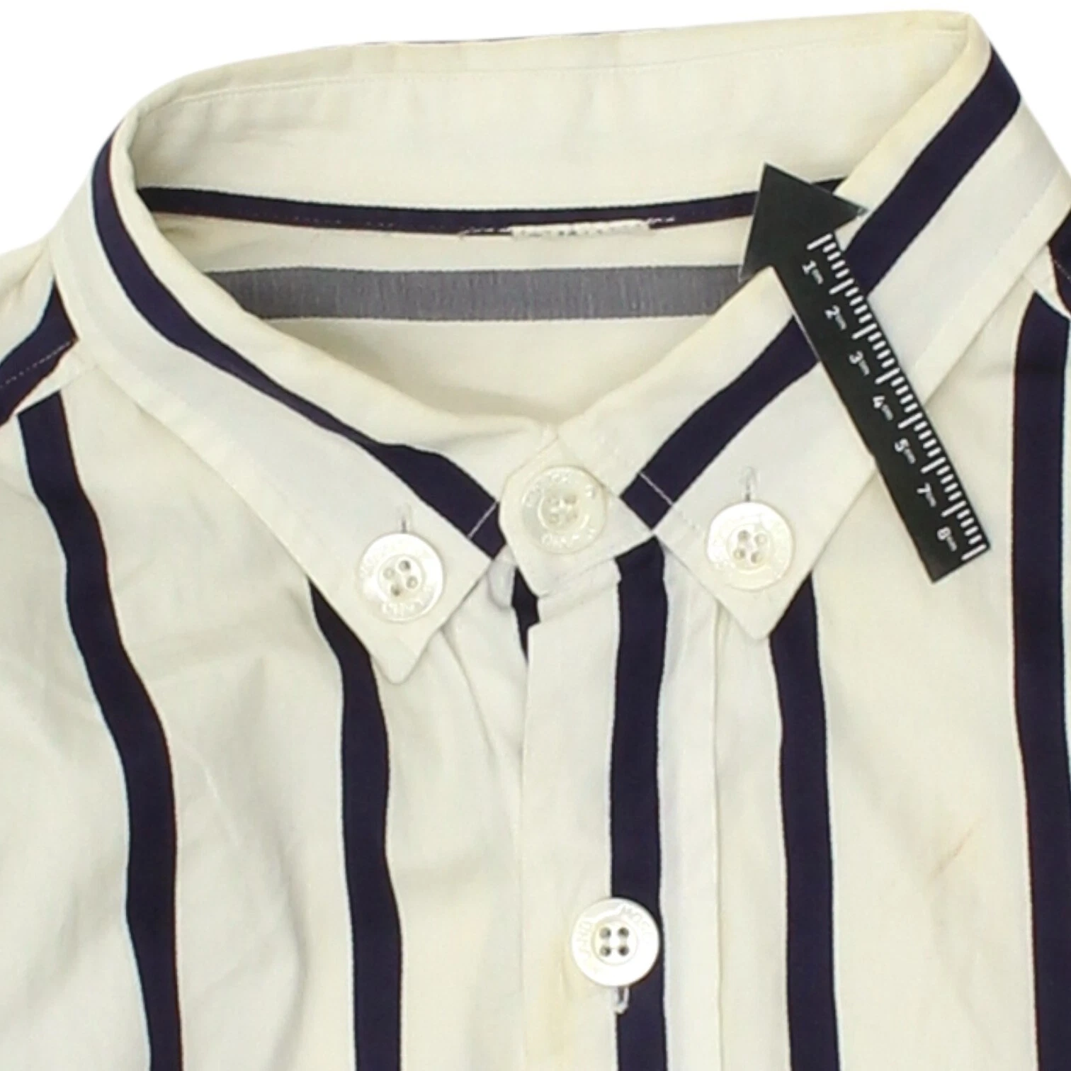 Camicia lunga donna Moschino Salopette vintage bianca nera a righe designer