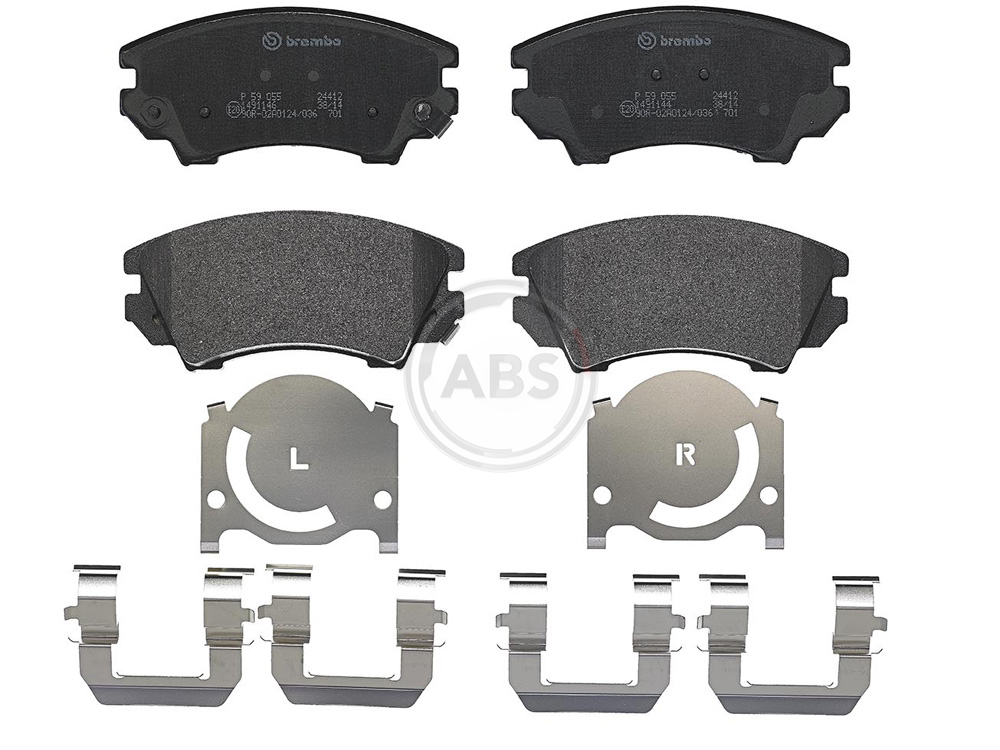 Brake Pads Set fits VAUXHALL CASCADA Front 1.4 1.6 2.0D 2013 on Brembo 13237751 - Image 40