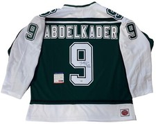 JUSTIN ABDELKADER SIGNED & INSCRIBED MICHIGAN STATE JERSEY PSA/DNA COA LARGE