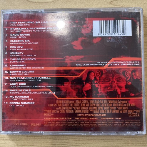 Charlie's Angels Full Throttle Soundtrack by Various (CD, 2003) - Picture 2 of 3