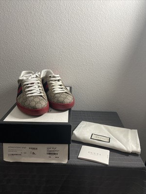 Gucci 8.5 Men's Ace GG Supreme sneaker 429445 | eBay