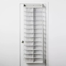 Over The Door 26 Shelf Mesh Shoe Organizer: Closet Organizer, Holds 13 Pairs