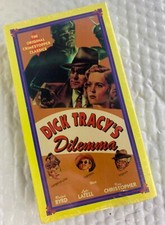 Dick Tracy's Dilemma VHS NEW FACTORY SEALED RARE OOP Watermarked Seal