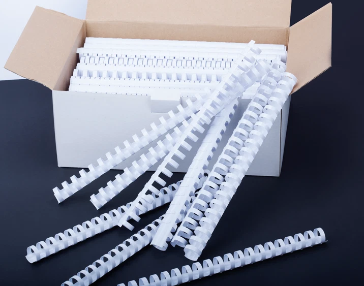 Plastic Binding Combs White A4 21 Ring Loop