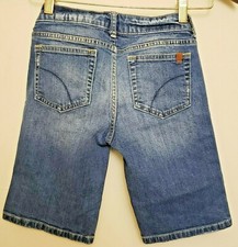 Joe's Jeans 'Beck' Girls Sz 12 'Ever Blue' Bermuda Shorts Modest Longer EUC