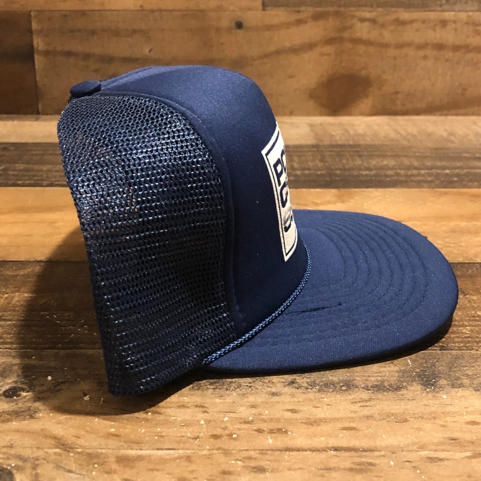 Vintage Polar Cell 660 Hat Snapback Trucker Cap Mens Blue Batteries Bear - READ Foto 4 de 4