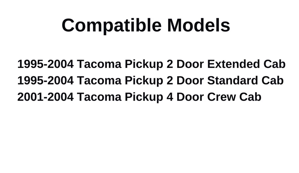 Fits 1995-2004 Toyota Tacoma 2&4 Door Driver Side Left Front Door Window Glass Foto 3 de 4