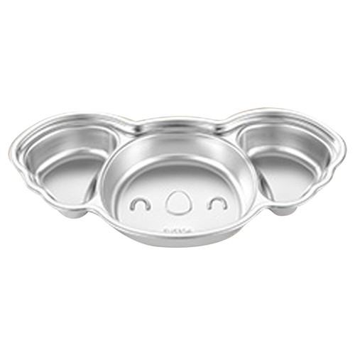 Vegetable Dish Stainless Steel Serving Plate Tableware Divided Dinner Tray - Picture 4 of 12
