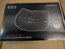Perixx PERIBOARD-613B Wireless 2.4 Bluetooth Ergonomic Compact Split Keyboard