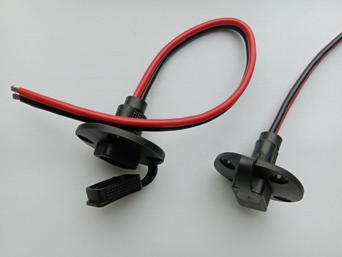1 pcs SAE Female Connector Assembled Single Head Input Line 12AWG 30cm New - Picture 2 of 6
