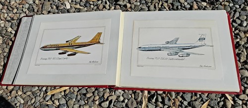 Vintage BOEING Collector Series AVIATION PHOTO ALBUM SEATTLE WA AIRCRAFT 11"x14" - Picture 2 of 12