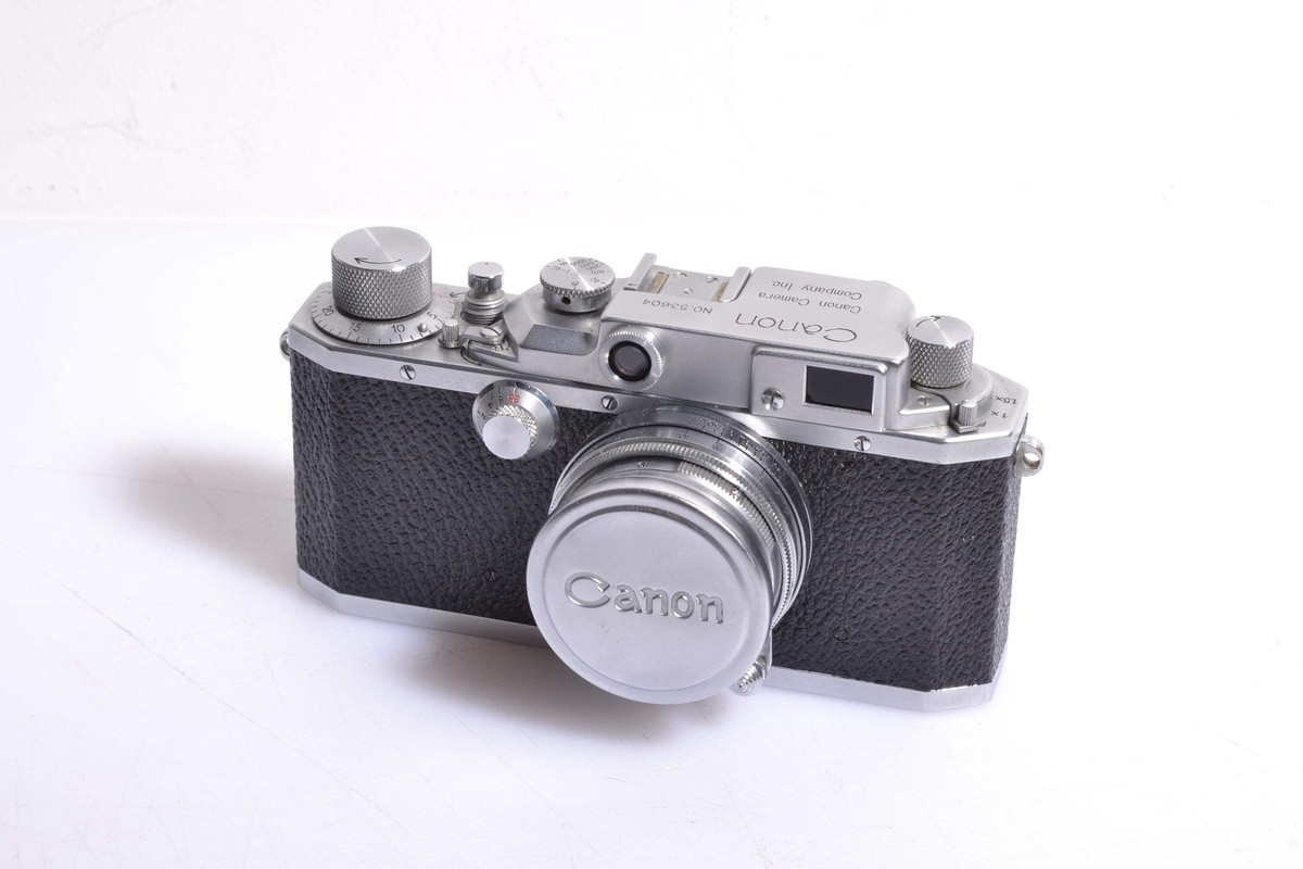 Canon III 35mm Rangefinder camera w/Serenar 50mm f1.9 lens+case+