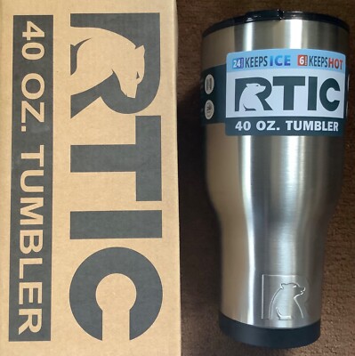 RTIC 40oz Thermal Tumbler Stainless Mug Travel Cup Cold/Hot