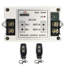 12V Car Wireless Remote Control Battery Disconnect Isolator Master Kill Switch