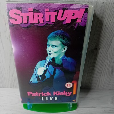 PATRICK KIELTY LIVE STIR IT UP VHS - RARE RETRO VIDEO TAPE