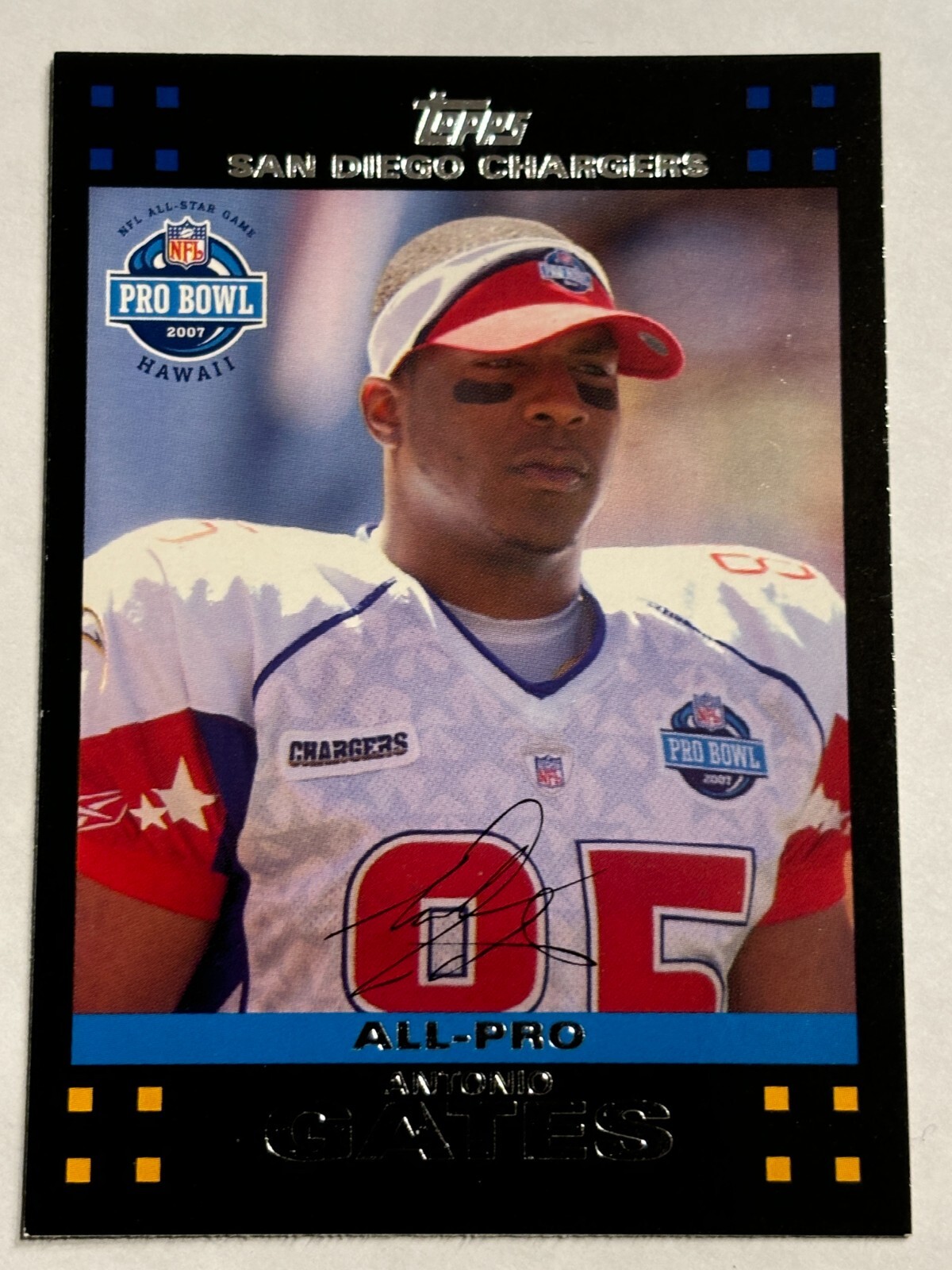 2007 Topps #409 Antonio Gates San Diego Chargers All Pro