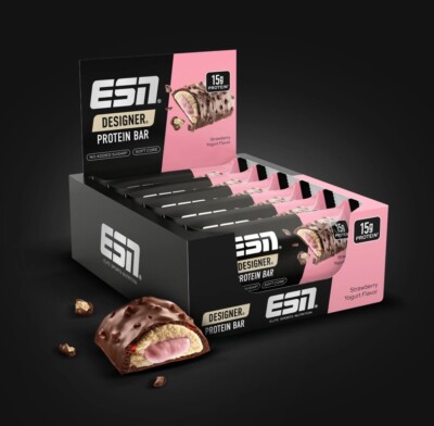  ESN Designer Bar Proteinriegel 12 x 45g -z.T. MHD ABGELAUFEN s. Beschreibung  