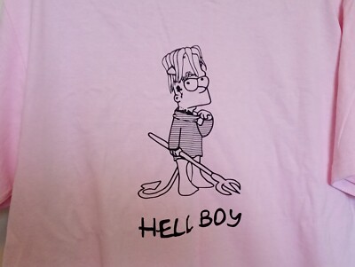 Superrradical Lil Peep Hellboy T Shirt - LARGE | eBay UK