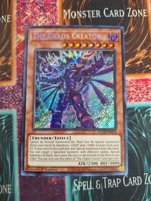 Yu-Gi-Oh! The Chaos Creator BLCR-EN070 Secret Rare 1st Edition Near Mint  a1/