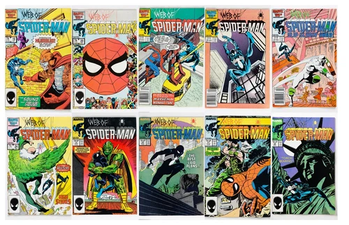 Web of Spider-Man (Marvel) #19 20 21 22 23 24 25 26 27 28 Comic Lot