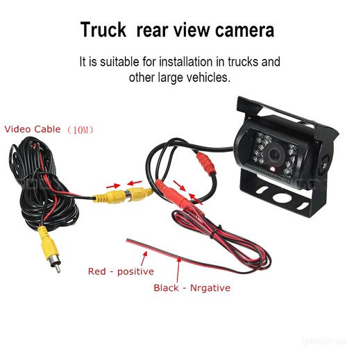 4.3" Car Monitor Replacement Rear View Mirror No127 Bracket IR Reversing Camera - Picture 8 of 12