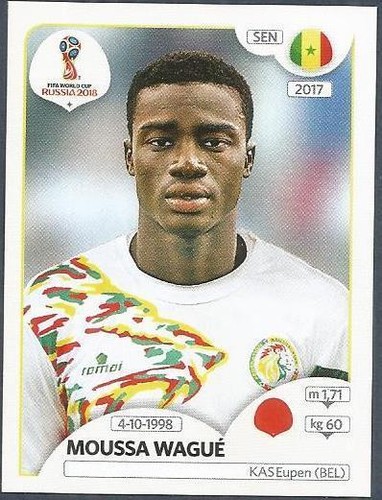 PANINI FIFA WORLD CUP-2018 RUSSIA- #620-SENEGAL-MOUSSA WAGUE - 第 1/1 張圖片