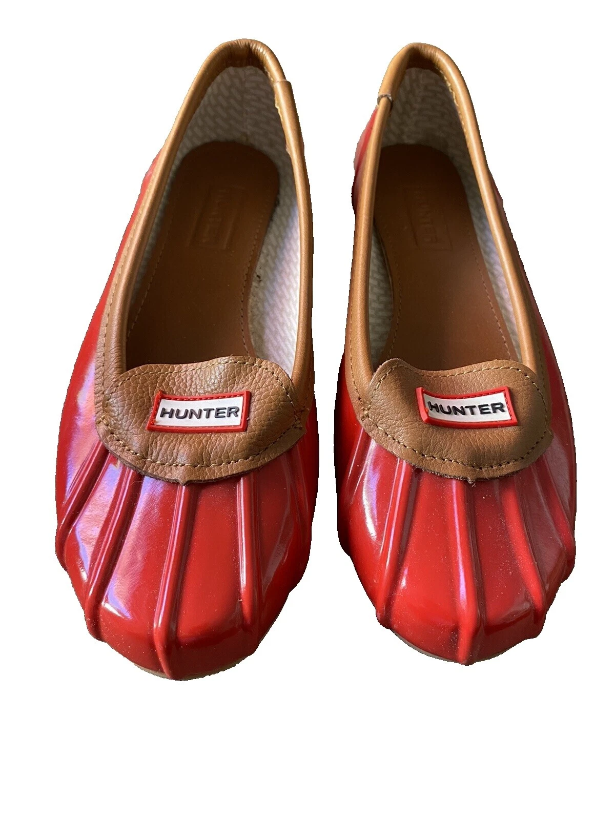 Parte superior de cuero Hunter Flats para Mujer