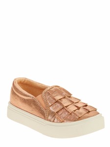 ruffle slip on sneakers