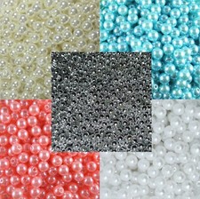 ?? SALE ?? 500 Round Acrylic Spacer Beads 3mm For Jewellery Making