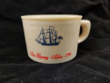 Vintage Old Spice Shulton Shaving Mug Ship Grand Turk Salem-1786