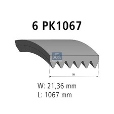 Keilrippenriemen für Mercedes C-Klasse C205 W205 A205 S205 E-Klasse 26208857