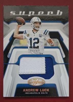 2019 Panini Certified - Superb Materials Andrew Luck SU-AL #/15